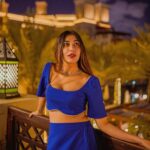Ruma Sharma Instagram - His favourite view 💙 . And this location stole my heart @ushna.uae Outfit - @athenalifestyle.in Styled by - @yourstylistforever Outfit PR - @mediatribein Shot by - @qamarraza04 Edit by - @wasey_rock69 Thanks - @mohammadrihab_ . #dubainightlife #dubairestaurants #ootdoftheday #ootdfashionlook #fashionfoward #rumasharma #bodycondress #athenalifestyle #partyweardress #bluedress💙 Ushna Restaurant
