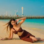 Ruma Sharma Instagram - Bringing a little shore into your feed 🤍 . . Shot by - @qamarraza04 Edit by - @wasey_rock69 . #dubaibeach #rumasharma #dubaibeachlife #beachphotoshoot #dubaibeaches #sunandsand #dubailifestyle #loveforbeaches Dubai UAE