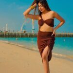 Ruma Sharma Instagram - Bringing a little shore into your feed 🤍 . . Shot by - @qamarraza04 Edit by - @wasey_rock69 . #dubaibeach #rumasharma #dubaibeachlife #beachphotoshoot #dubaibeaches #sunandsand #dubailifestyle #loveforbeaches Dubai UAE