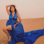 Ruma Sharma Instagram - All good things are wild and free 🦋 . Edit by - @wasey_rock69 . #dubaidesertsafari #rumasharma #desertphotoshoot #desertphotoshoot #flyingdress #flyingdressphotoshoot Desart Safari Dubai