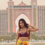 Ruma Sharma Instagram - Life’s a beach, find your wave 🦋 . Shot by - @qamarraza04 Edit by - @wasey_rock69 . #dubaibeach #rumasharma #dubaibeachlife #dubaitravel #sunandsand #bikinilovers The Point, Dubai Marina