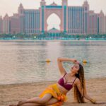 Ruma Sharma Instagram - Life’s a beach, find your wave 🦋 . Shot by - @qamarraza04 Edit by - @wasey_rock69 . #dubaibeach #rumasharma #dubaibeachlife #dubaitravel #sunandsand #bikinilovers The Point, Dubai Marina