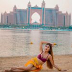 Ruma Sharma Instagram - Life’s a beach, find your wave 🦋 . Shot by - @qamarraza04 Edit by - @wasey_rock69 . #dubaibeach #rumasharma #dubaibeachlife #dubaitravel #sunandsand #bikinilovers The Point, Dubai Marina
