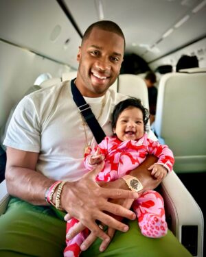 Russell Wilson Instagram - Baby girl knows how to make Daddy Smile
@ciara