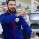 Rylan Clark Instagram - Introducing the new @tescofood uniform 😉 JOKES Feel the power to lower prices 🕺💃 @tescofood #ClubcardAccepted #ClubcardPrices #ClubcardAcceptedBabes #ad