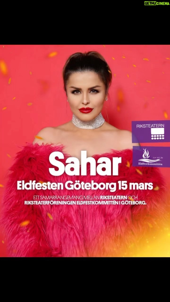 Sahar Moghadass Instagram - ١٥ مارچ ( ٢٤ اسفند ) در شهر زيباى گوتنبرگ ميزبان شما عزيزان در جشن چهارشنبه سورى خواهيم بود اميدوارم بتونيم شب خاطره انگيزى رو براتون رقم بزنيم ❤️ . Celebrate spring, the sun and the return of light with us at @eldfesten on March 15th! Together with a bunch of amazing artists I will be performing live at Heden in Göteborg. @eldfestengbg is co-organized between the Swedish National Touring Theatre @Riksteatern and Eldfestkommittén - a part of Riksteatern. 📆 Tuesday, March 15 📍 Live show at Heden 🕖 5.00 – 10.00PM ❗ Free entrance 🔥 More info at riksteatern.se/eldfesten & atash.se @siamakgp @saeedemami_music
