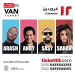 Sahar Moghadass Instagram - عزيزانم خوشحالم كه ميتونم عيد امسال ٣١ مارچ ( ١٢ فروردين ) در شهر زيباى وان _ تركيه شما عزيزانم رو از نزديك ببينم اميدوارم همراه با همكاران هنرمندم بتونیم شبى به ياد ماندنى رو باهم و در كنارِ هم براى شما بسازيم ❤️🙏🏻 @siamakgp . . #sahar #saharmusic #andy #sasy #arash #concert #van #god #love #❤️