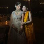 Sanjana Sanghi Instagram - Finished too many tissue boxes crying out of joy because it was my best friend‘s wedding 🧡 #VLikeToParthy Styled by @eshaamiin1 Wearing @punitbalanaofficial Goa India