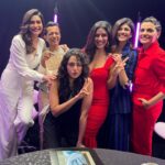 Sanjana Sanghi Instagram - All I want for Christmas? 🌲🎅❤️ Christmas came in early this year with these stellar women courtesy @rohitkhilnani ✨ @sobhitad @saiyami @nimratofficial @karishmaktanna 💕🫂 Styled by @eshaamiin1