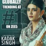 Sanjana Sanghi Instagram - Kadak Singh holds a special place in my heart, glad that all of you have connected with it in such large numbers too ❤️✨ Watch #KadakSingh streaming now, only on #ZEE5 #KadakSinghOnZEE5 #ZEE5India