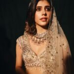 Sanjana Sanghi Instagram - • Magic ✨• And then, it was a double century turning Showstopper for the iconic couturier & my dearest, @anjumodi at @lakmefashionwk Closing “GLITERATTI” adorning this surreal piece of art, was a moment laden with such pride for me. This one is going to be etched in my heart for a long time. #LakmeSalonxAnjuModi @fdciofficial