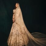 Sanjana Sanghi Instagram - • Magic ✨• And then, it was a double century turning Showstopper for the iconic couturier & my dearest, @anjumodi at @lakmefashionwk Closing “GLITERATTI” adorning this surreal piece of art, was a moment laden with such pride for me. This one is going to be etched in my heart for a long time. #LakmeSalonxAnjuModi @fdciofficial