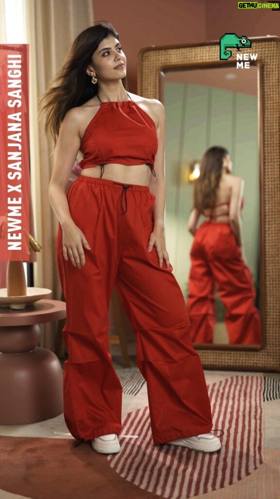Sanjana Sanghi Instagram - Fashion has always been my trusted form of self-expression. 💕 Here’s a sneak peek of my recent shoot with @newme.asia, where style becomes a voice for millions of girls like me. 💃✨ Go checkout their collection now and join the fashion revolution! #FashionWithPurpose #ExpressYourself #NEWMEasia #NEWMEeveryday #GenZFashion