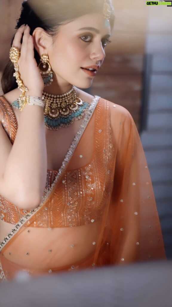 Sanjana Sanghi Instagram - Inspired by my Mum’s timeless wedding look, I had a blast trying to recreate my version of it with @rivaahbytanishq. 🤍✨ Embracing the authenticity and effortlessness that made her day unforgettable. Dive into the charm of the widest range of wedding jewellery at your nearest Tanishq store with @rivaahbytanishq wedding jewellery! #RivaahByTanishq #RivaahWeddingJewellery #Ad