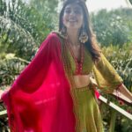 Sanjana Sanghi Instagram - Bestie’s mehendi round up : Copious amounts of dancing, Stomach aches courtesy incessant laughter, And voice loss because we’re a loud cackling bunch 🥹💕 Styled by @eshaamiin1 ⭐️ Goa India