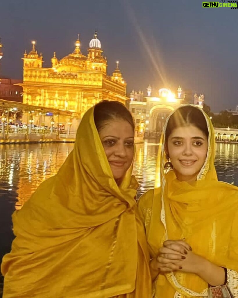 Sanjana Sanghi Instagram - Never known joy or peace as divine as this in the world, never will. ✨💛 #WaheGuru #AnnualTradition #RabDiMehr Amritsar, Punjab
