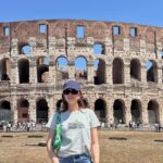 Sanjana Sanghi Instagram - When in Rome…. Focus on your carbonara & vintage shops 🤓 . 👜: JW pei @nykaafashion Rome, Italy
