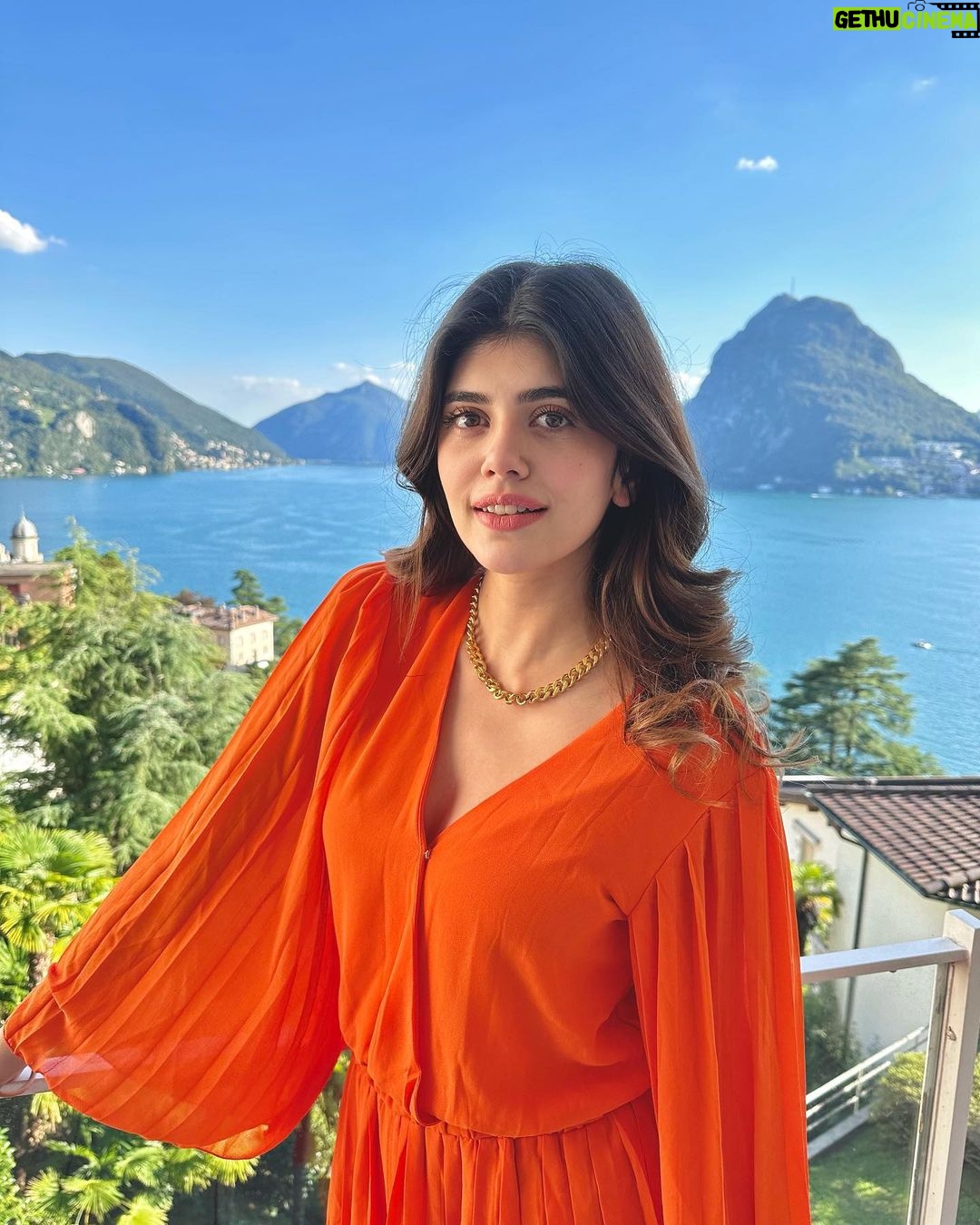 Sanjana Sanghi Instagram - Last stop on Swiss land : Lugano π Right at the Swiss-Italian border, Lugano beautifully blends Swiss beauty with the yummiest Italian food. Me in heaven. Mazze aa gaye. Where to next? ππ»ββοΈπ§³π #SOnVacay #OffDuty Lugano, Switzerland
