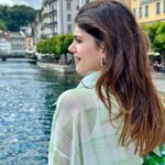 Sanjana Sanghi Instagram - Cheese, croissants, coffee, the Alps, the autobahns, the views, the air, the people. Hi, Switzerland 🥺💕🏔️ • Zurich - Luzern - St Gallen • #SummerSpam #SOnVacay #OffDuty