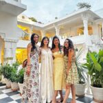 Sanjana Sanghi Instagram - Love that runs deep : Udaipur & mi chicas 💗 / bad behaviour only while at your bestfriend’s bachelorette 🤓 Udaipur, Rajasthan