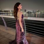 Sanjana Sanghi Instagram - The blast that #IIFARocks was 💜 @iifa @badboyshah @itsamittrivedi @sunidhichauhan5 & @sukhbir_singer lit up that stage 🔥 ______ My love for sarees is no secret, and so @castelino_priyanka & I went ahead with this metallic corded twist to a saree done brilliantly by @vaishalishadangule @vaishalisstudio Earrings-@voycejewellery Rings- @karishma.joolry 👠 - @aldo_shoes 💄 - @makeovetbytahira @zhaus_makeup_consultancy 📸 @bobbysahotra Yas Island, Abu Dhabi
