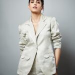 Sanjana Sanghi Instagram - For this tomboy, stepping out on the weekend looks like grabbing a baggy pantsuit & her favourite vintage brogues from New York 🙋‍♀️
