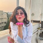 Sanjana Sanghi Instagram - Happy Holi beauties, may our lives forever be beaming with all the color and joy✨💚💛 #FavouriteDayOfTheYear 👗 : @seeaash.in @dipublicrelations • @shayagrams @mintandmilkpr Mumbai, Maharashtra