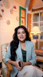 Sara Gurpal Instagram - Just got hold of the newest #RedmiA3, and it's truly #SmoothAndStylish. This smartphone has everything I'm looking for, boasting amazing features! With its striking Premium Halo Design and flawless 90Hz Display, it's a total game-changer! Don't miss out on this beauty, available from February 23rd at a special launch price of just ₹6,999*. #ad#collab