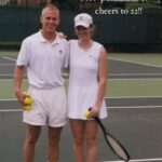 Sarah Rafferty Instagram - #fbf #Istanbul 2004. Happy 22, (one day late) Santtu. I love nothing more than seeing the world with you….and seeing our child troll us on instagram. How did she access photos from the 90’s? 😂🤓🎾🌎🥂 👗via my grandmother’s trunk. The Bosphorus Bridge Of İstanbul