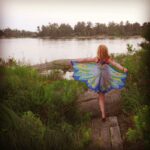 Sarah Rafferty Instagram - Blessed be the mind that dreamed the day The blueprint of your life Would begin to glow on earth, Illuminating all the faces and voices That would arrive to invite Your soul to growth….. Blessed be the gifts you never notice, Your health, eyes to behold the world, Thoughts to countenance the unknown, Memory to harvest vanished days, Your heart to feel the world's waves, Your breath to breathe the nourishment Of distance made intimate by earth…. John O’Donohue. Boundlessly, unspeakably grateful for you Oona. Happy Birthday. Love, Mamarazzi 🎈❤️🤓😍 Pointe au Baril, Ontario
