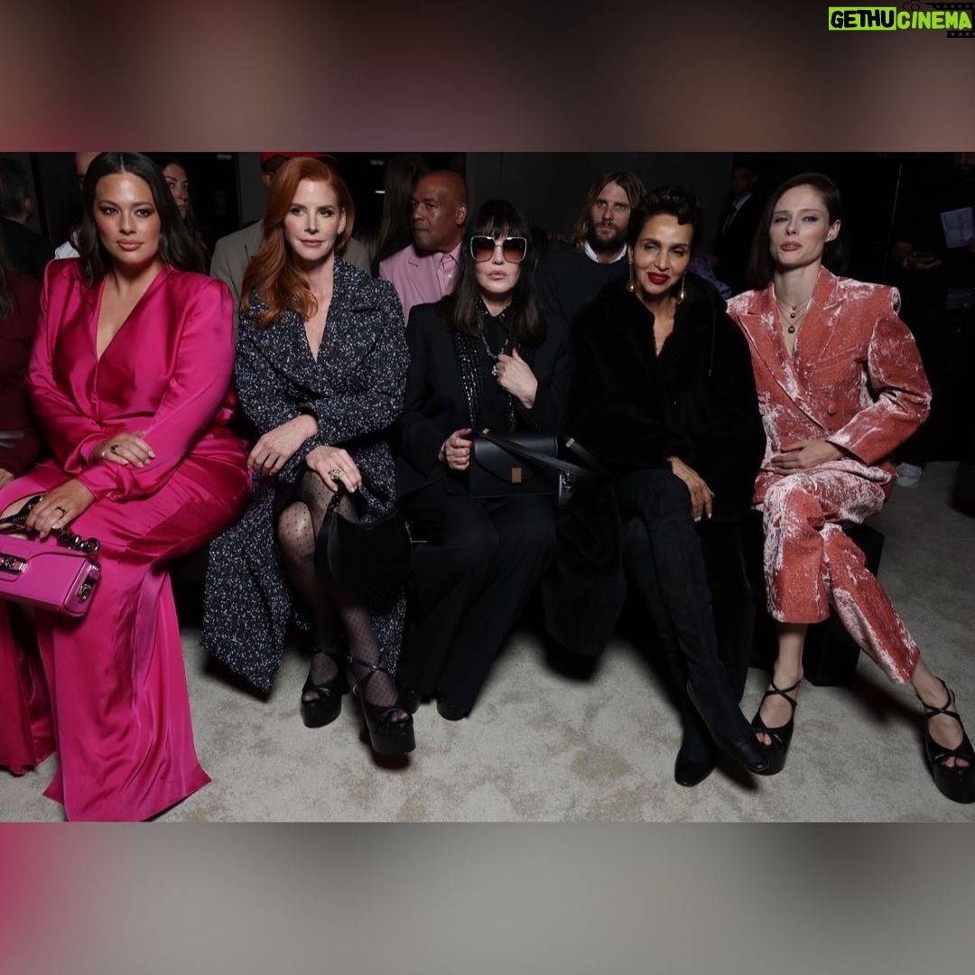 Sarah Rafferty Instagram - Lanvin Oct 3, 2022 Paris. @lanvinofficial Paris, France