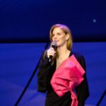 Sarah Rafferty Instagram - After years of being graciously included in my friends’ Jewish holiday celebrations and hearing them say, “L’ shana haba’ah B’Yerushalayim”, last week I traveled to Jerusalem for the first time to host The Genesis Prize ceremony. Deemed the “Jewish Nobel”, Genesis is a $1 million annual prize awarded to Jewish individuals in recognition of their personal and professional contributions to humanity. In the sprit of “Tikkun Olam”, all Genesis laureates donate their prize money to worthy causes, in an effort to “repair the world”. The evening opened with a powerful tribute to the doctors and NGO’s who are working with refugees of the war in Ukraine; and culminated in awarding Dr Albert Bourla, for his visionary leadership during the Covid pandemic. Albert is the Chairman and CEO of Pfizer and the son of Holocaust survivors. He plans to use his prize to create a Holocaust museum in his hometown of Thessaloniki, Greece. Albert’s parents were among the 2,000 survivors of a once thriving Jewish community of over 50,000. I am incredibly grateful for the opportunity to make a personal call to action to the doctors and scientists in attendance and to the scientific community at large. As Dr. Bourla has said, we are on the verge of a scientific renaissance, and it is my profound hope that in the coming years, a cure for Alzheimer’s and Dementia will be found. With my daughters and husband in attendance, and with the support of my mother and sisters, I spoke publicly for the first time about my father’s struggles with Alzheimer’s. It was a privilege to thank Albert and his team for creating a vaccine that helped the world and personally helped to safely reunite my children with my parents before my father lost the ability to recognize them. This trip to the Holy Land began my personal journey toward better understanding thousands of years of rich history and devastatingly complex conflict…. (Caption continued in comments) Photo: @noamc_official 👗 @galialahav