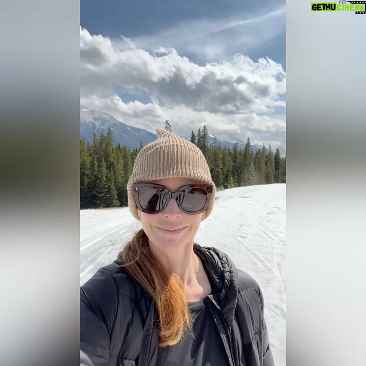 Sarah Rafferty Instagram - Last weekend I drove North. #banfftrail #alberta #canada Canmore Nordic Centre