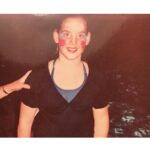 Sarah Rafferty Instagram - So happy to reunite with you @dorianjollet. You deserve your own love letter for painting my face with such grace…perhaps penned from 4th grade me….who never could have dreamed of you. Swipe for more #facepaint and P.S. since you were asking, that was my make up lewk for the synchronized swimming show at camp. 🤣 Paris, France