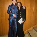 Sarah Rafferty Instagram - Thaleia, my sister, you are a force of nature and I will gladly walk hand in hand with you anywhere. I’ve always love our chats and am thrilled we got to have one in front of over 2000 of your closest friends at the #VogueGreece #ChangeMakers conference in Athens. Thank you for inviting me to represent a feminist creative voice, for chatting about women’s voices in Hollywood, female empowerment through story, how costume and fashion declares who we are and how we move through the world, and the causes near and dear to my heart. I am in awe of your leadership, grace and inspiring and infectious energy @thaleiavoguegr. So grateful to your generous and lovely team at Vogue Greece, and the most incredible audience who filled the Athens Megaron with joy and substance. I was honored to join legends @jeanpaulgaultier @olivier_rousteing @laboutinworld @konstantinkakanias and can’t wait to return to beautiful, majestic Greece. Until we meet again, my sweet. And thank you @costarellos for suiting me up. 😘🤓 Athens, Greece