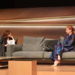 Sarah Rafferty Instagram - Thaleia, my sister, you are a force of nature and I will gladly walk hand in hand with you anywhere. I’ve always love our chats and am thrilled we got to have one in front of over 2000 of your closest friends at the #VogueGreece #ChangeMakers conference in Athens. Thank you for inviting me to represent a feminist creative voice, for chatting about women’s voices in Hollywood, female empowerment through story, how costume and fashion declares who we are and how we move through the world, and the causes near and dear to my heart. I am in awe of your leadership, grace and inspiring and infectious energy @thaleiavoguegr. So grateful to your generous and lovely team at Vogue Greece, and the most incredible audience who filled the Athens Megaron with joy and substance. I was honored to join legends @jeanpaulgaultier @olivier_rousteing @laboutinworld @konstantinkakanias and can’t wait to return to beautiful, majestic Greece. Until we meet again, my sweet. And thank you @costarellos for suiting me up. 😘🤓 Athens, Greece