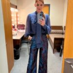 Sarah Rafferty Instagram - Thaleia, my sister, you are a force of nature and I will gladly walk hand in hand with you anywhere. I’ve always love our chats and am thrilled we got to have one in front of over 2000 of your closest friends at the #VogueGreece #ChangeMakers conference in Athens. Thank you for inviting me to represent a feminist creative voice, for chatting about women’s voices in Hollywood, female empowerment through story, how costume and fashion declares who we are and how we move through the world, and the causes near and dear to my heart. I am in awe of your leadership, grace and inspiring and infectious energy @thaleiavoguegr. So grateful to your generous and lovely team at Vogue Greece, and the most incredible audience who filled the Athens Megaron with joy and substance. I was honored to join legends @jeanpaulgaultier @olivier_rousteing @laboutinworld @konstantinkakanias and can’t wait to return to beautiful, majestic Greece. Until we meet again, my sweet. And thank you @costarellos for suiting me up. 😘🤓 Athens, Greece