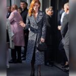 Sarah Rafferty Instagram - Lanvin Oct 3, 2022 Paris. @lanvinofficial Paris, France
