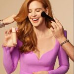 Sarah Rafferty Instagram - Moments from the set of ✨Judge Beauty✨No one serves justice quite like we do in e.l.f. Court, right @rickehoffman & @iamginatorres?! In e.l.f. (and good note taking) we trust💖#eyeslipsfacts.