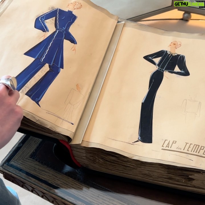 Sarah Rafferty Instagram - Thank you for having me @lanvinofficial, for inviting me to visit your archives and to spend time in Jeanne Lavin’s original studio. Such a pleasure to be in her space, peruse her drawings, her fabric collection, and hear how she was inspired to begin her career when she became a mother in 1889. She started by designing for her daughter and grew her business into an empire. As the female trailblazer behind the third oldest Parisian fashion house, she changed the way women looked at fashion and at themselves. The celebration of her motherhood significantly informed her artistry and her professional affairs, and it became the logo that endures today. Swipe to see more from the #Lanvin archives. Cc: @nicholasme Paris, France