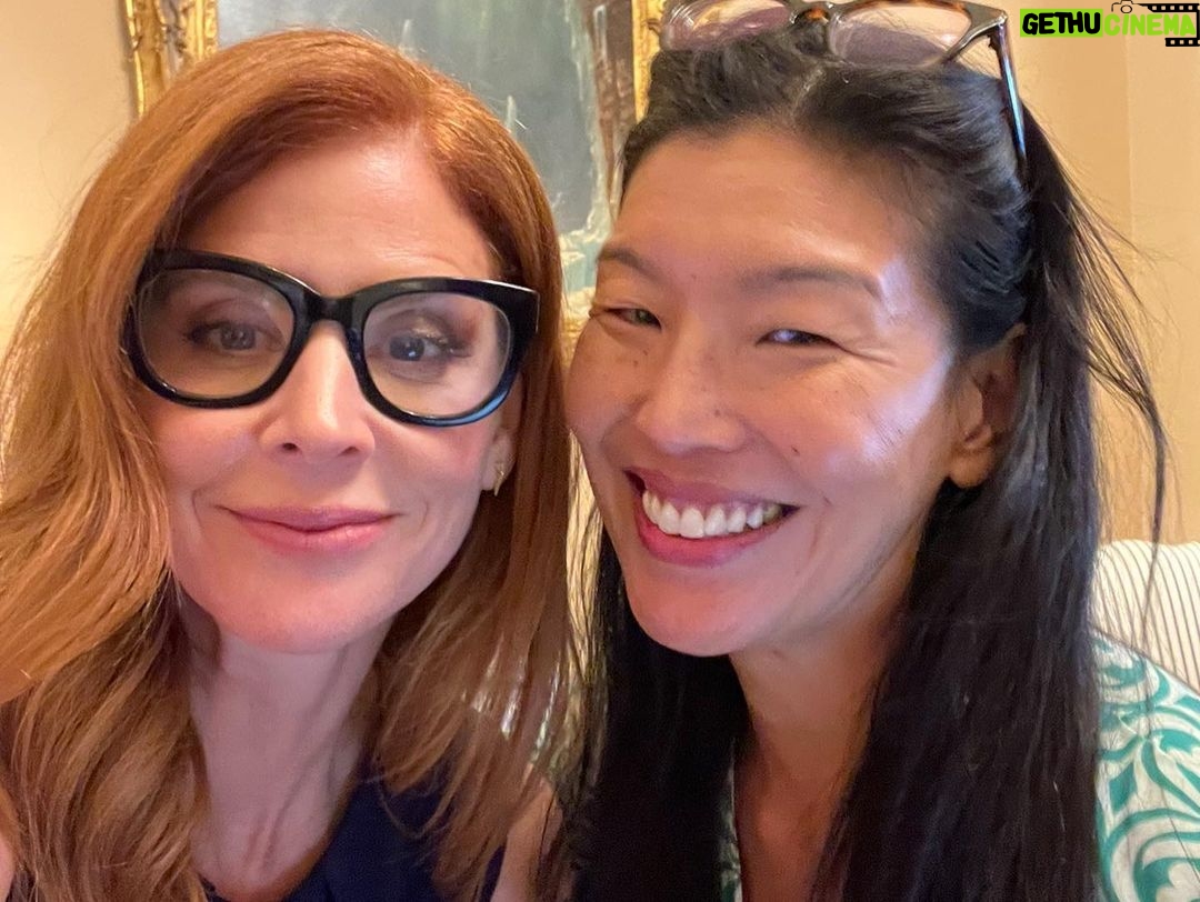 Sarah Rafferty Instagram - @aijenp I see your selfie and I raise you a couple more proud selfies. 😘 Thank you for including me yesterday. It was such a pleasure to witness you in action! Repost @aijenp ・・・ An epic day with @caringacrossgen @wearehfc @iamsarahgrafferty @laurenmillerrogen @sethrogen in the capital talking with our elected leaders about the urgency of supporting our nation’s caregivers and families impacted by Alzheimer’s. Felt so lucky to bear witness to the way they inspired others with their stories, their courage, their humor and determination. Thank you to @senbobcasey for hosting us, @secondgentleman @senschumer @kirstengillibrand for meeting with us and to everyone at teams HFC & Caring Across for making today possible - it filled me with a full tank of hope, which was right on time. ❤️ I am also very proud of this selfie. Washington, DC
