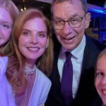 Sarah Rafferty Instagram - Sending love, thanks and credit, oh so so much credit, where credit is due. ❤️🙏🏻🙌🏻 @galialahav and team, Sharon, Lynn, Yael. 🥰 @idoraphaelmakeup @etay_shay @padaniofficial And special thanks to #AlbertBourla for sharing his special evening with me and my family.