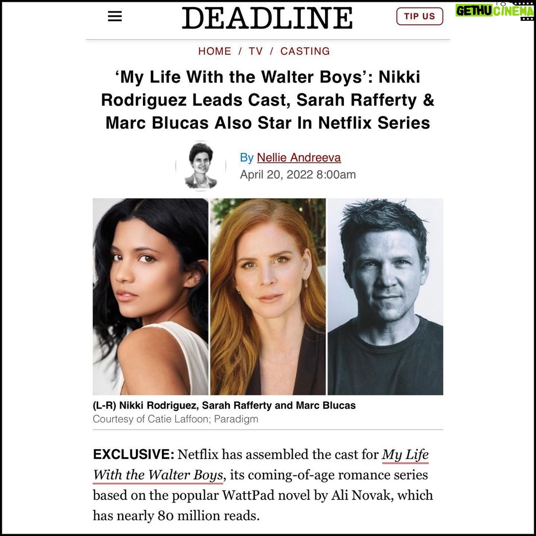Sarah Rafferty Instagram - Not a boy mom, but very excited to pretend to be one along side these lovely young humans. Thank you Charlton, Michael, Ethan, Netflix and Sony for the opportunity. Also, here for all your #Alberta and #Calgary recommendations. :)