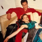 Sarah Rafferty Instagram - Happy 50th @michaelmedicola. Thank you for 24 years of friendship and contractually agreeing never to move more than 10 miles from me. Photo 1) Thank you for showing me the virtues of contour make-up in pre Kardashian ‘98 at The Huntington Theatre. Photo 2) Thank you for holding me all night during the nail-biter election of 2000…. (Remember when hanging chads seemed crazy?) Photo 3) …and through all the subsequent questionable fashion choices of the early aughts. Photo 4) Thank you for always being game for a group costume. 5) Thank you for playing ‘I’m weird about my b-day’ over and over, decade after decade. 6) Thank you for Brian. 7) Thank you for racing to the hospital to meet my babies and then having babies that make all of our hearts race. 8) Thank you for being the only man to both quote Greys’s Anatomy to me, and employ me on Grey’s Anatomy. You’ll always be my person. 9)Thank you for being quick to laughter, and quick to tears…. 10) And quick to food coma. I’ll love you forever.