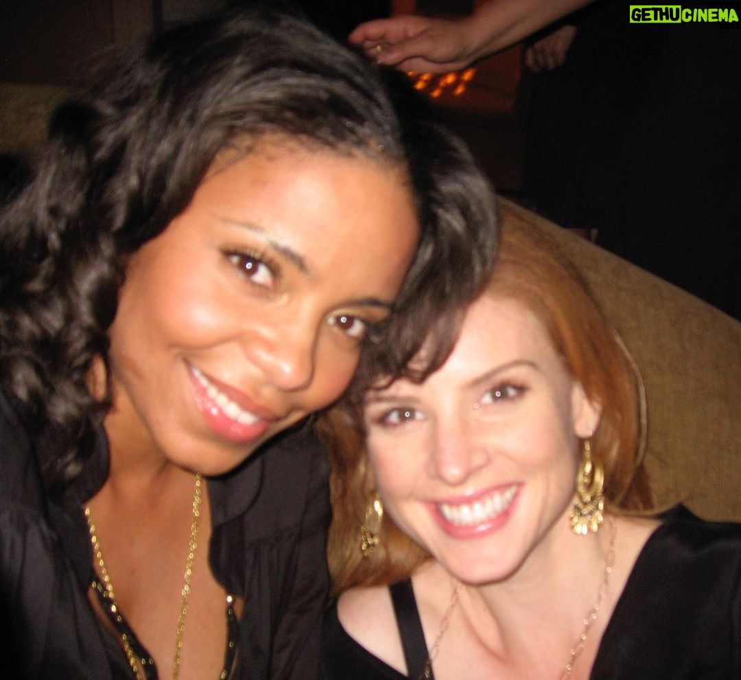 Sarah Rafferty Instagram - Insanely grateful for this magical friendship that spans three decades. Happy happy birthday to my sunshine ride or die. We love you forever and ever Auntie NaNa. @sanaalathan #tbt to Vegas 2007, backstage in CT 1995 (wtf 😂), Toronto 2013