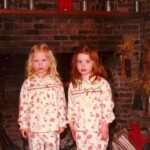 Sarah Rafferty Instagram - Happy birthday to my sister from my mother’s sister. You’ve always been my favorite Valentine, Bron. Ours is one of my very favorite love stories...matching footie pj’s, shared tubby times, our first trip to Paris, and holidays that never quite feel the same when we’re apart. Thank you for unconditionally loving me, warts and all. If you had any warts, I’d love those too. May we never go this long without seeing each other ever ever again. You’re my Heeeerrrrrroooo @bronwynroberts! ❤️🍒🤓🦶🍾🎉🥰🐪