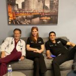 Sarah Rafferty Instagram - Thank you @pendrychicago for being the most sublime home away from home for the last 7 months. Your rooms and views are gorgeous, your staff beyond, beyond, beyond compare. The loveliest memories were built here with family and friends who joined me from far and wide. ❤️ Thank you @theheidimerrick and @azedehhawkins for my #srfpendry duds. So grateful to my new BFF’s, the loveliest cast and tireless crew of @nbconechicago who lifted my spirits every single day on set and kept me giggling… @actuallystevenweber @domrains @thebrennanbrown @suziobeautyfx pictured here. Special shout-out to my girl Grayson and @coachjohn99 because he made me. 🤪 #pendryhotels #pendrychicago Pendry Chicago