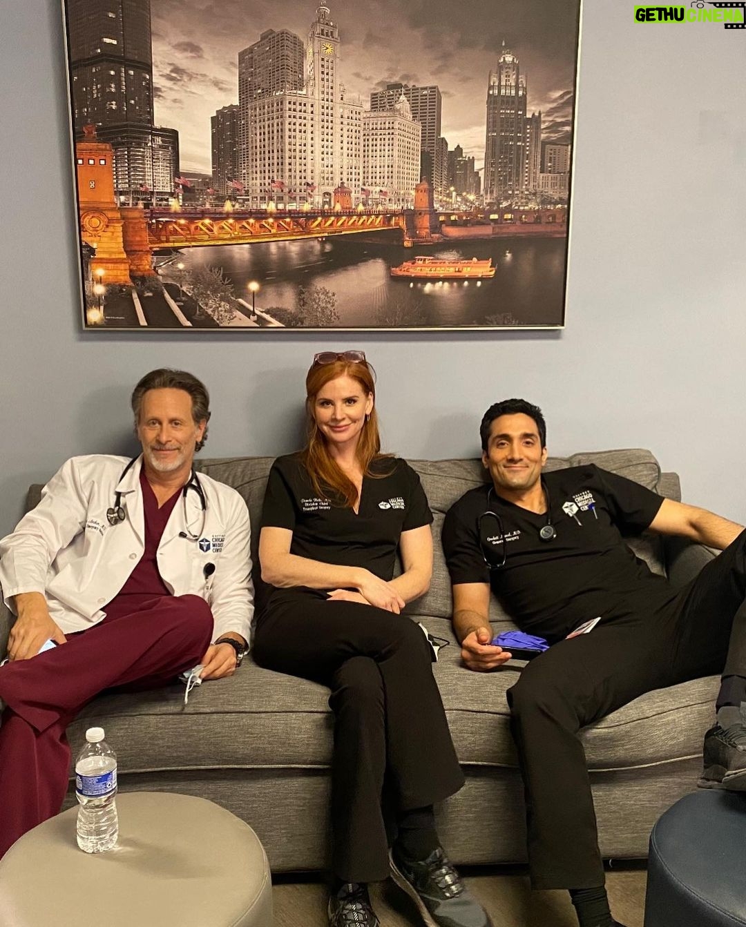 Sarah Rafferty - 77.3K Likes - Thank you @pendrychicago for being the most sublime home away from home for the last 7 months. Your rooms and views are gorgeous, your staff beyond, beyond, beyond compare. The loveliest memories were built here with family and friends who joined me from far and wide. ❤️
Thank you @theheidimerrick and @azedehhawkins for my #srfpendry duds.
So grateful to my new BFF’s, the loveliest cast and tireless crew of @nbconechicago who lifted my spirits every single day on set and kept me giggling… @actuallystevenweber @domrains @thebrennanbrown @suziobeautyfx pictured here. Special shout-out to my girl Grayson and @coachjohn99 because he made me. 🤪
#pendryhotels #pendrychicago