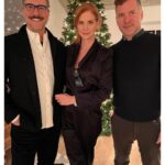 Sarah Rafferty Instagram - Happy 50th @michaelmedicola. Thank you for 24 years of friendship and contractually agreeing never to move more than 10 miles from me. Photo 1) Thank you for showing me the virtues of contour make-up in pre Kardashian ‘98 at The Huntington Theatre. Photo 2) Thank you for holding me all night during the nail-biter election of 2000…. (Remember when hanging chads seemed crazy?) Photo 3) …and through all the subsequent questionable fashion choices of the early aughts. Photo 4) Thank you for always being game for a group costume. 5) Thank you for playing ‘I’m weird about my b-day’ over and over, decade after decade. 6) Thank you for Brian. 7) Thank you for racing to the hospital to meet my babies and then having babies that make all of our hearts race. 8) Thank you for being the only man to both quote Greys’s Anatomy to me, and employ me on Grey’s Anatomy. You’ll always be my person. 9)Thank you for being quick to laughter, and quick to tears…. 10) And quick to food coma. I’ll love you forever.
