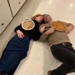 Sarah Rafferty Instagram - Happy 50th @michaelmedicola. Thank you for 24 years of friendship and contractually agreeing never to move more than 10 miles from me. Photo 1) Thank you for showing me the virtues of contour make-up in pre Kardashian ‘98 at The Huntington Theatre. Photo 2) Thank you for holding me all night during the nail-biter election of 2000…. (Remember when hanging chads seemed crazy?) Photo 3) …and through all the subsequent questionable fashion choices of the early aughts. Photo 4) Thank you for always being game for a group costume. 5) Thank you for playing ‘I’m weird about my b-day’ over and over, decade after decade. 6) Thank you for Brian. 7) Thank you for racing to the hospital to meet my babies and then having babies that make all of our hearts race. 8) Thank you for being the only man to both quote Greys’s Anatomy to me, and employ me on Grey’s Anatomy. You’ll always be my person. 9)Thank you for being quick to laughter, and quick to tears…. 10) And quick to food coma. I’ll love you forever.